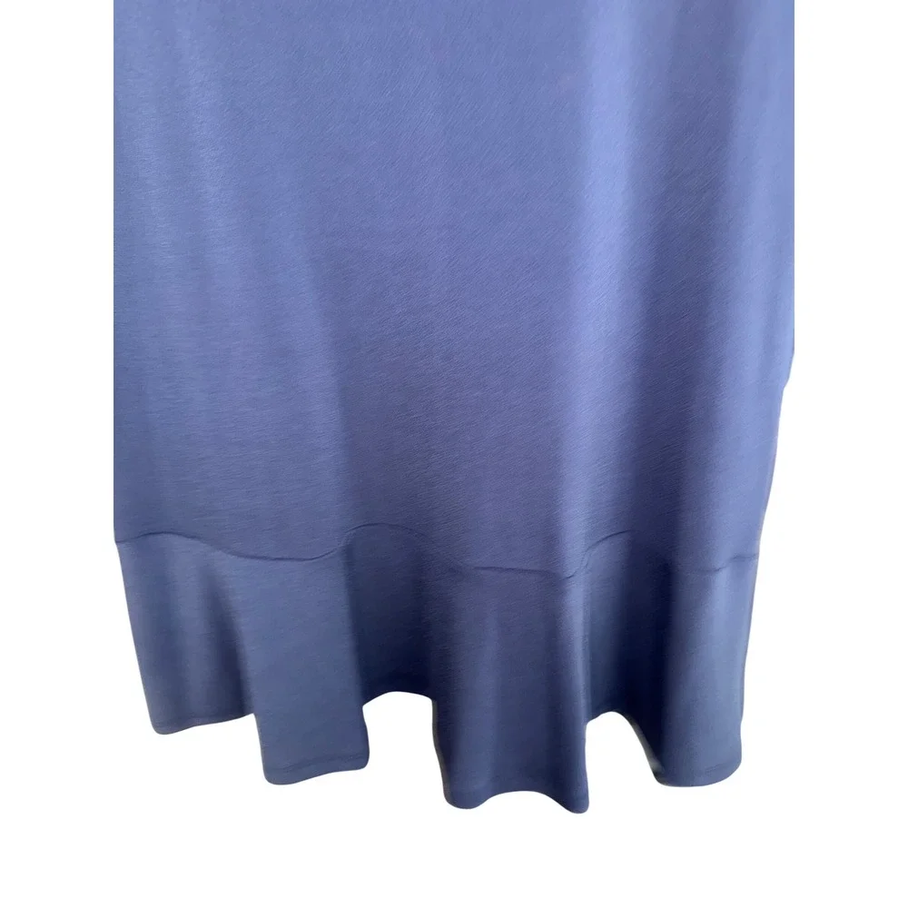 MICHAEL KORS TRUE NAVY Sheath Dress with Ruffle Hem Size M NEW‎
